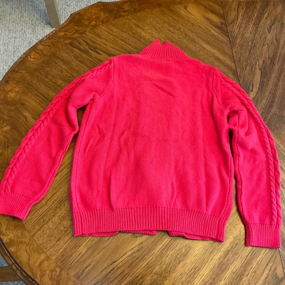 🌼 GYMBOREE pink buttoned sweater - size LARGE (10/12) - Picture 6 of 8
